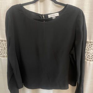 Amour Vert Boxy Silk Blouse L